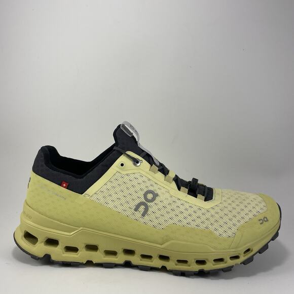 On Cloud Cloudultra Trail Running Shoes Mens Size 11 Limelight Yellow Athletic - Picture 1 of 9
